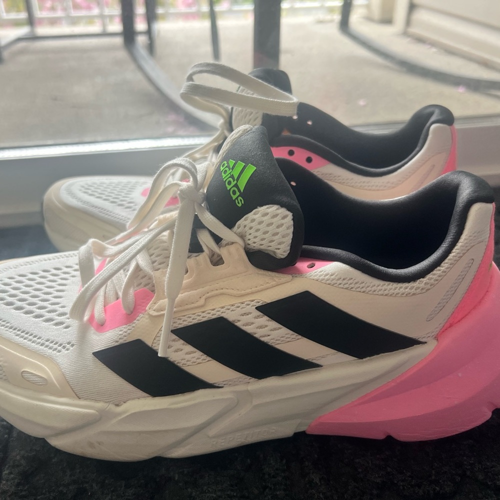 Adidas White and Pink Sneakers